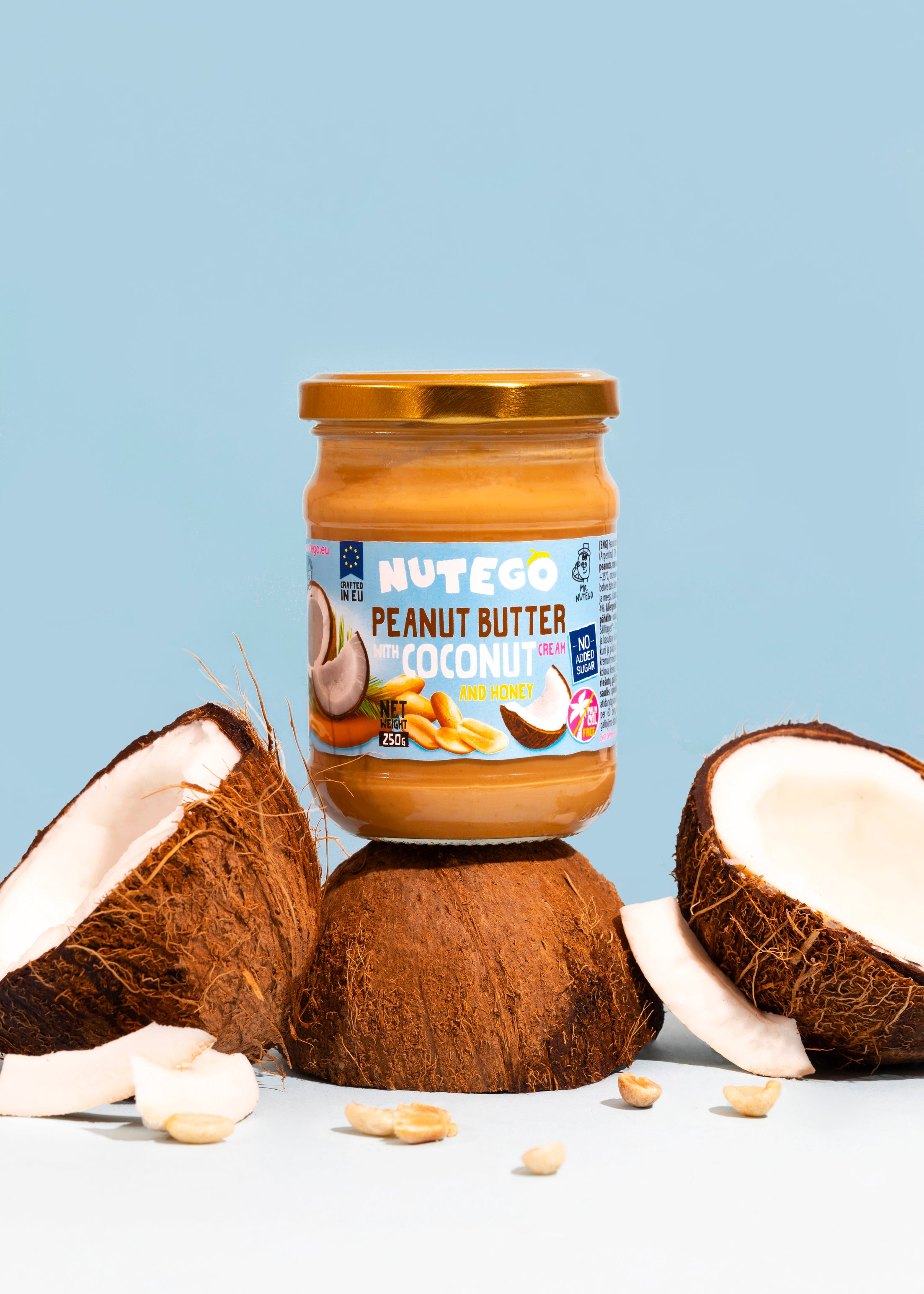 Erdnussbutter mit Kokoscreme & Honig