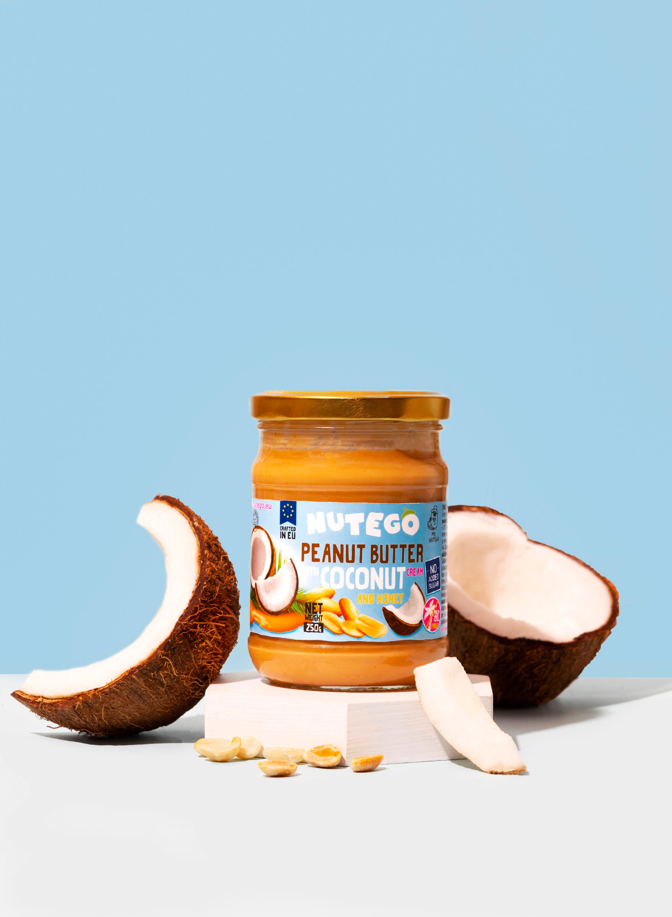Erdnussbutter mit Kokoscreme & Honig