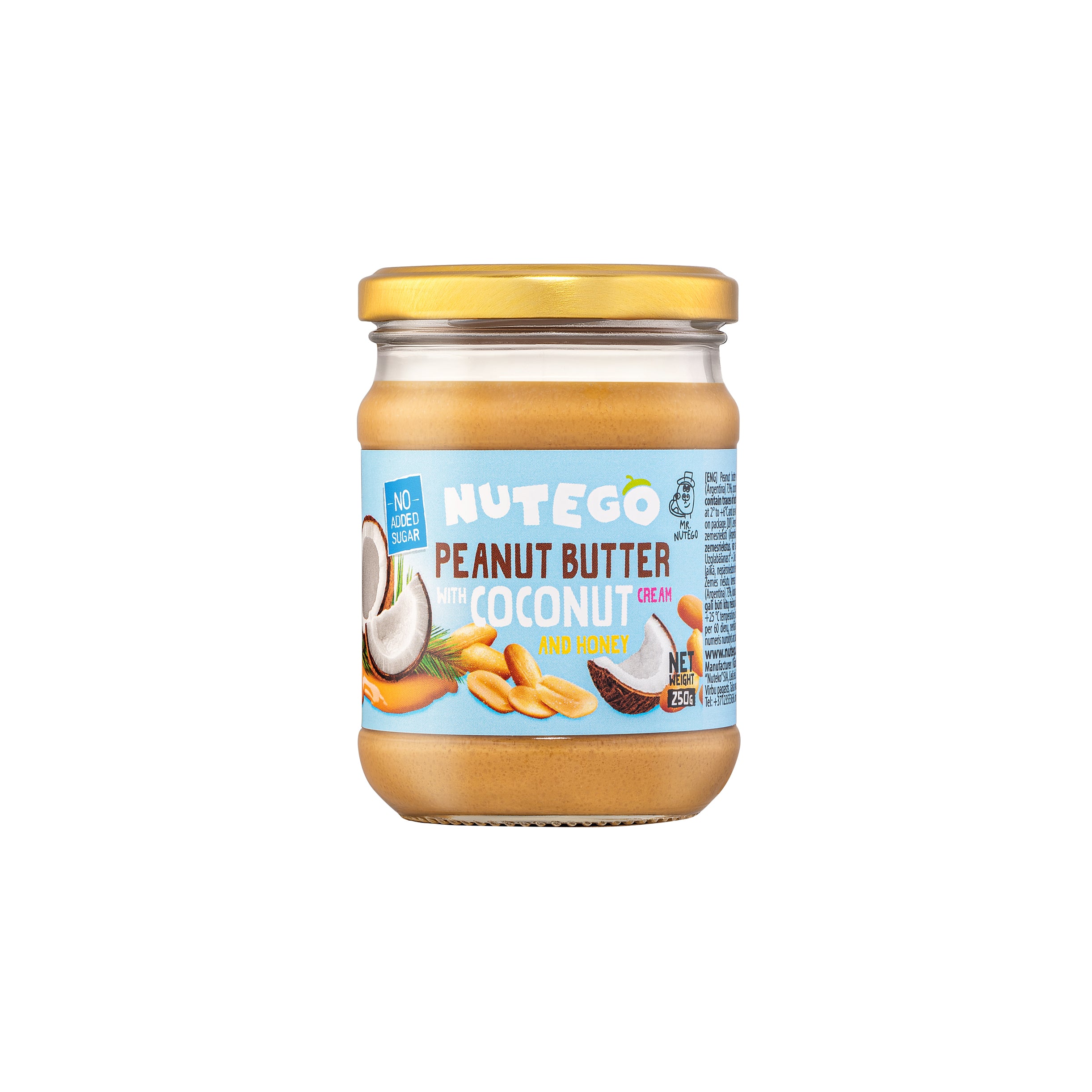 Erdnussbutter mit Kokoscreme & Honig