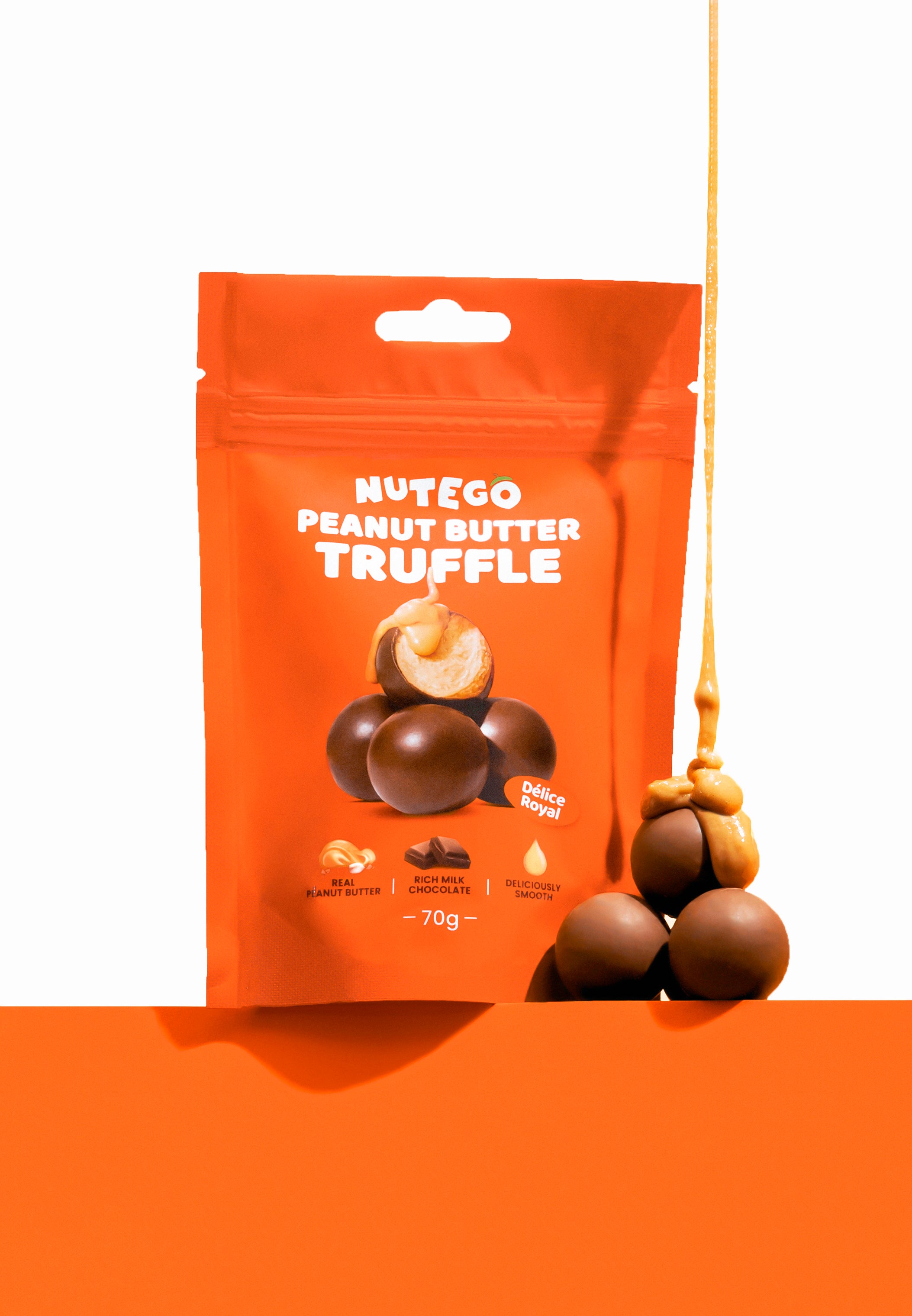 Peanut butter in milk truffle 70g