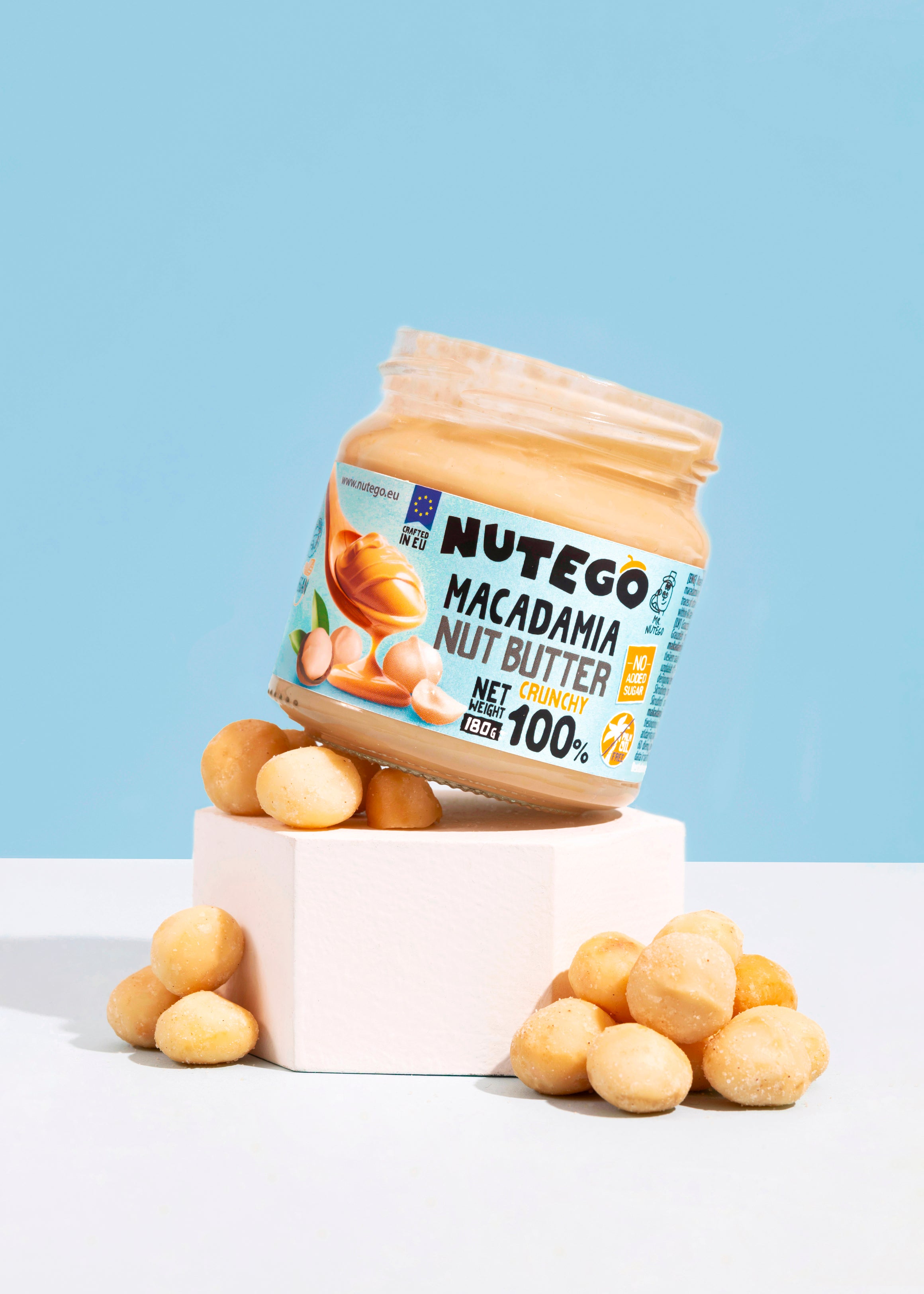 Knusprige Macadamia-Nussbutter – 100%