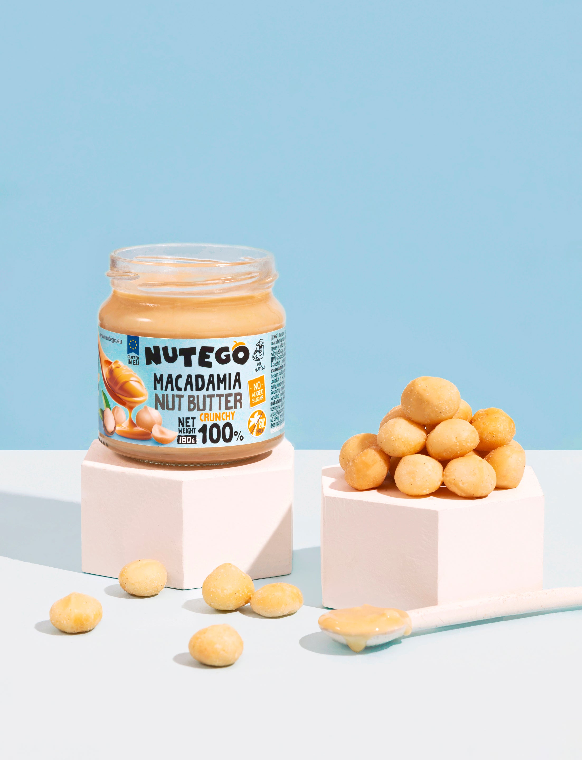 Knusprige Macadamia-Nussbutter – 100%