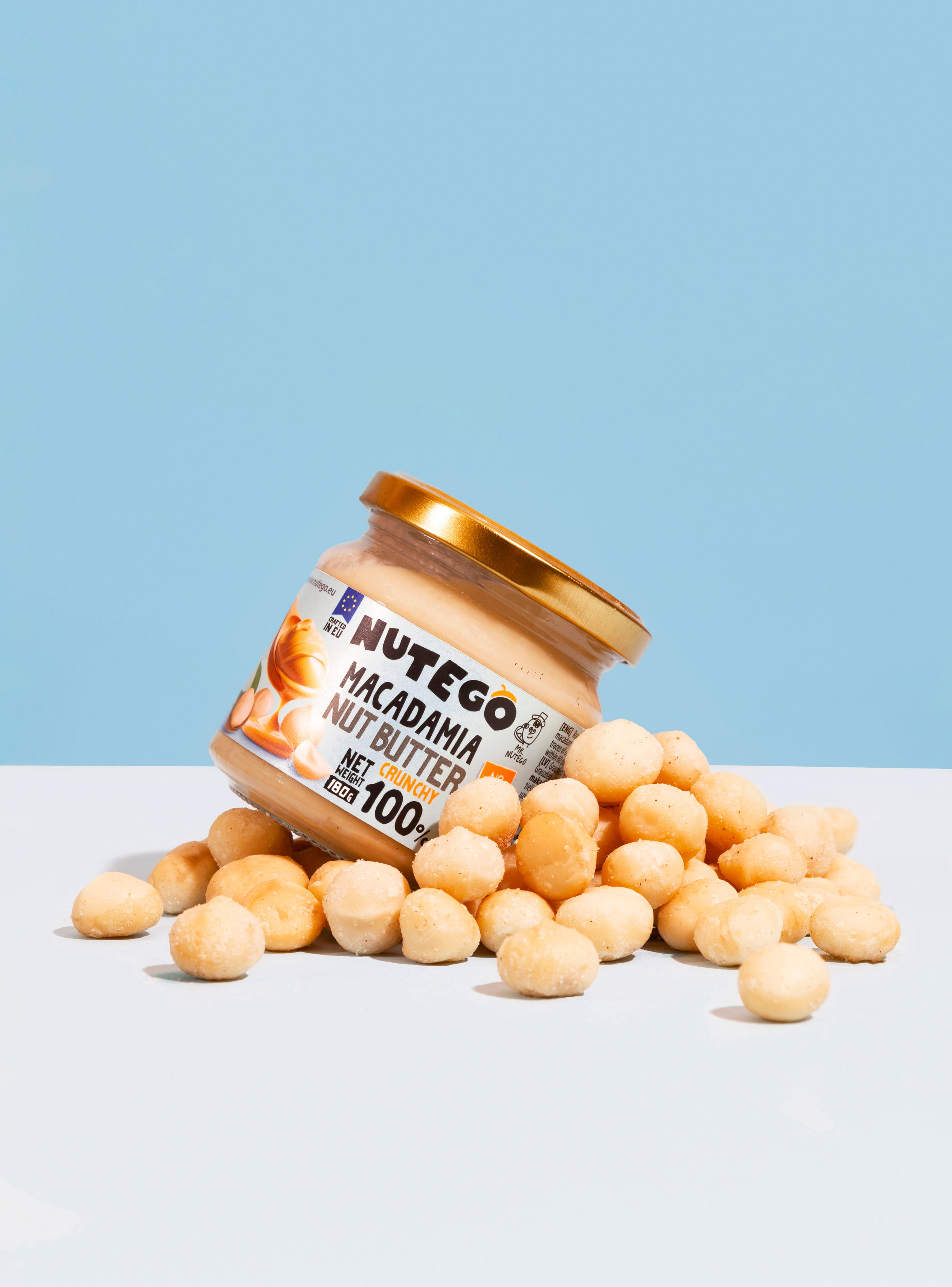 Knusprige Macadamia-Nussbutter – 100%