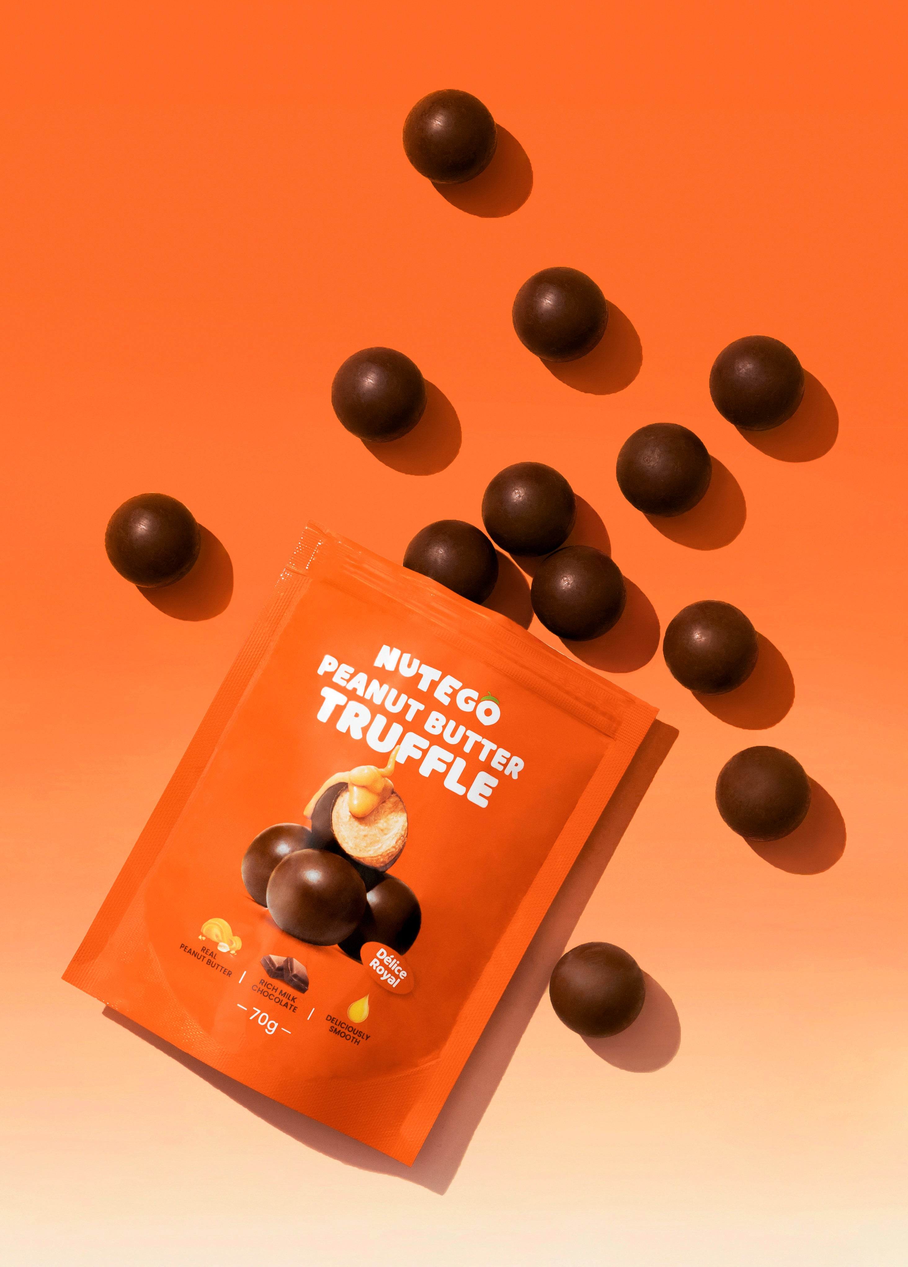 Peanut butter in milk truffle 70g