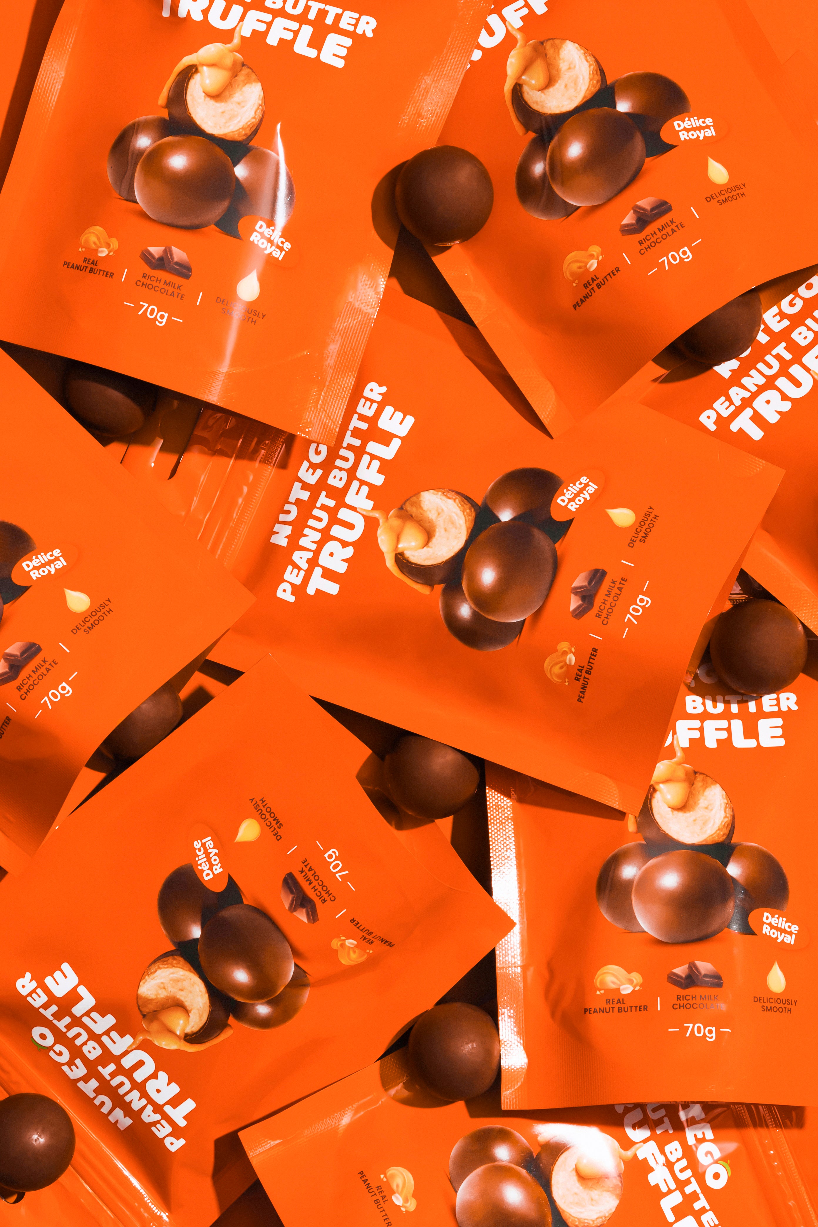 Peanut butter in milk truffle 70g