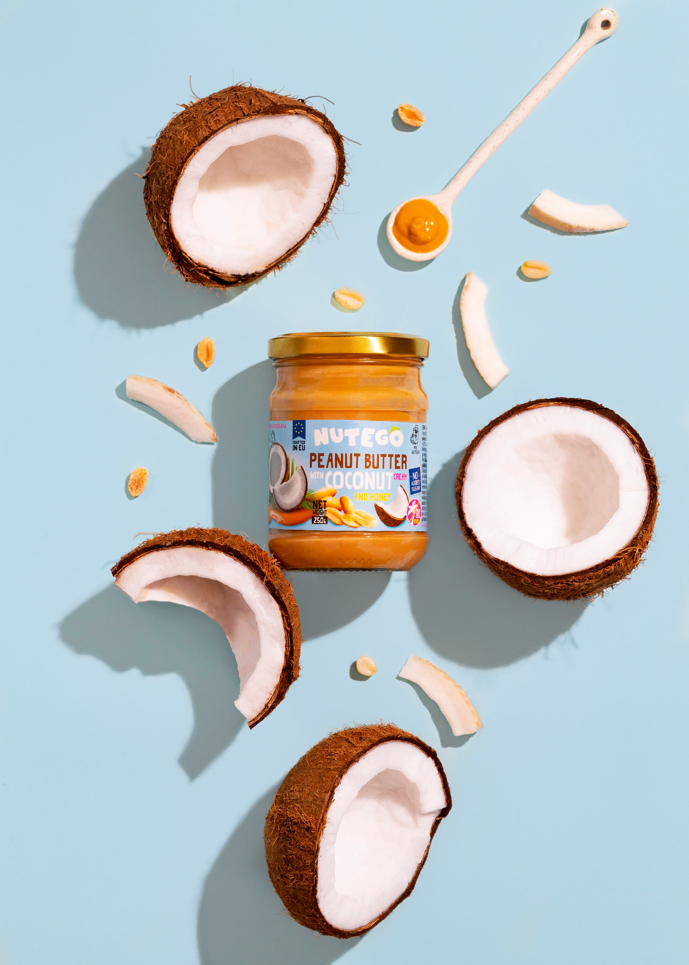 Erdnussbutter mit Kokoscreme & Honig
