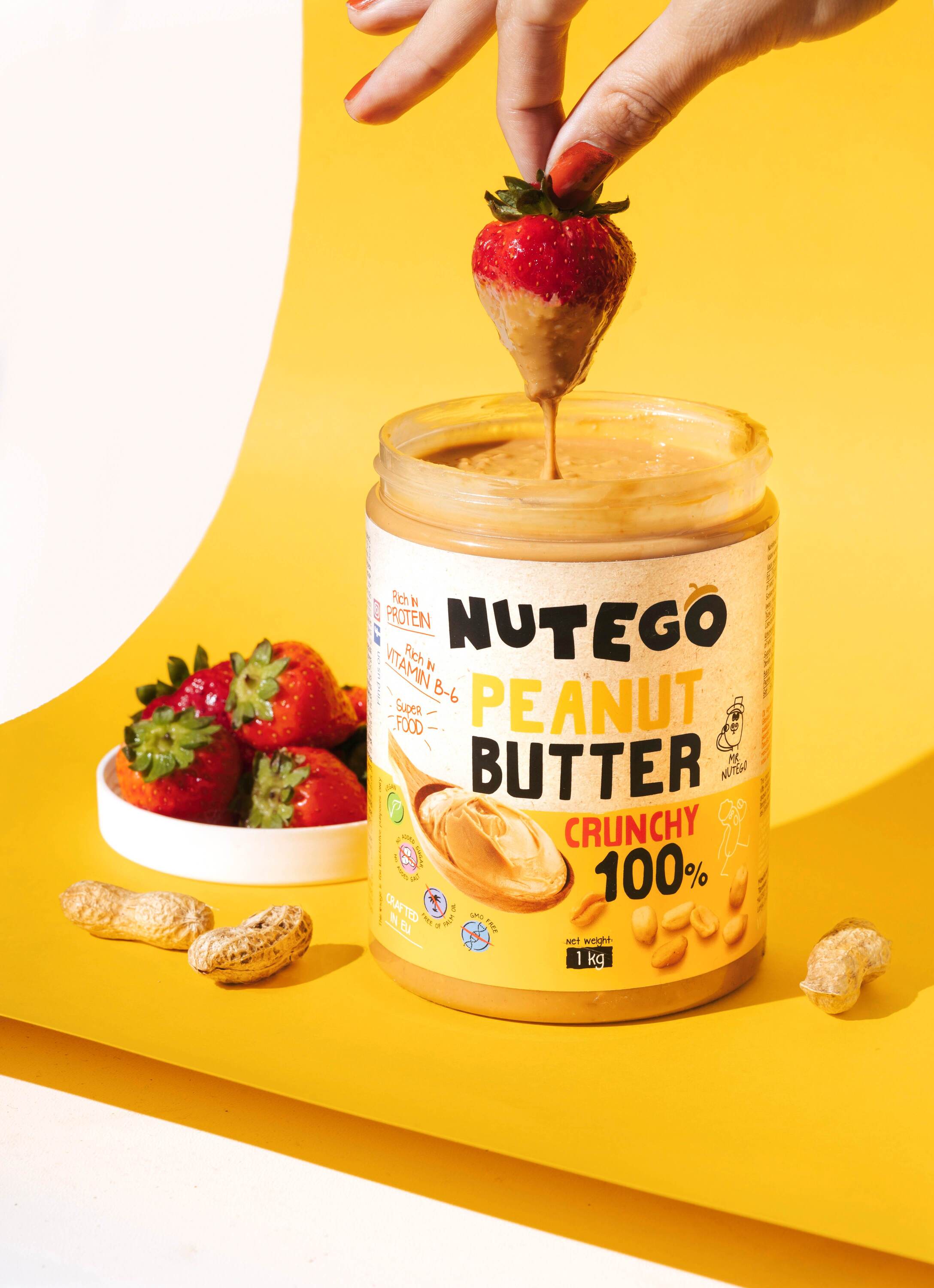 Erdnussbutter 100% Crunchy