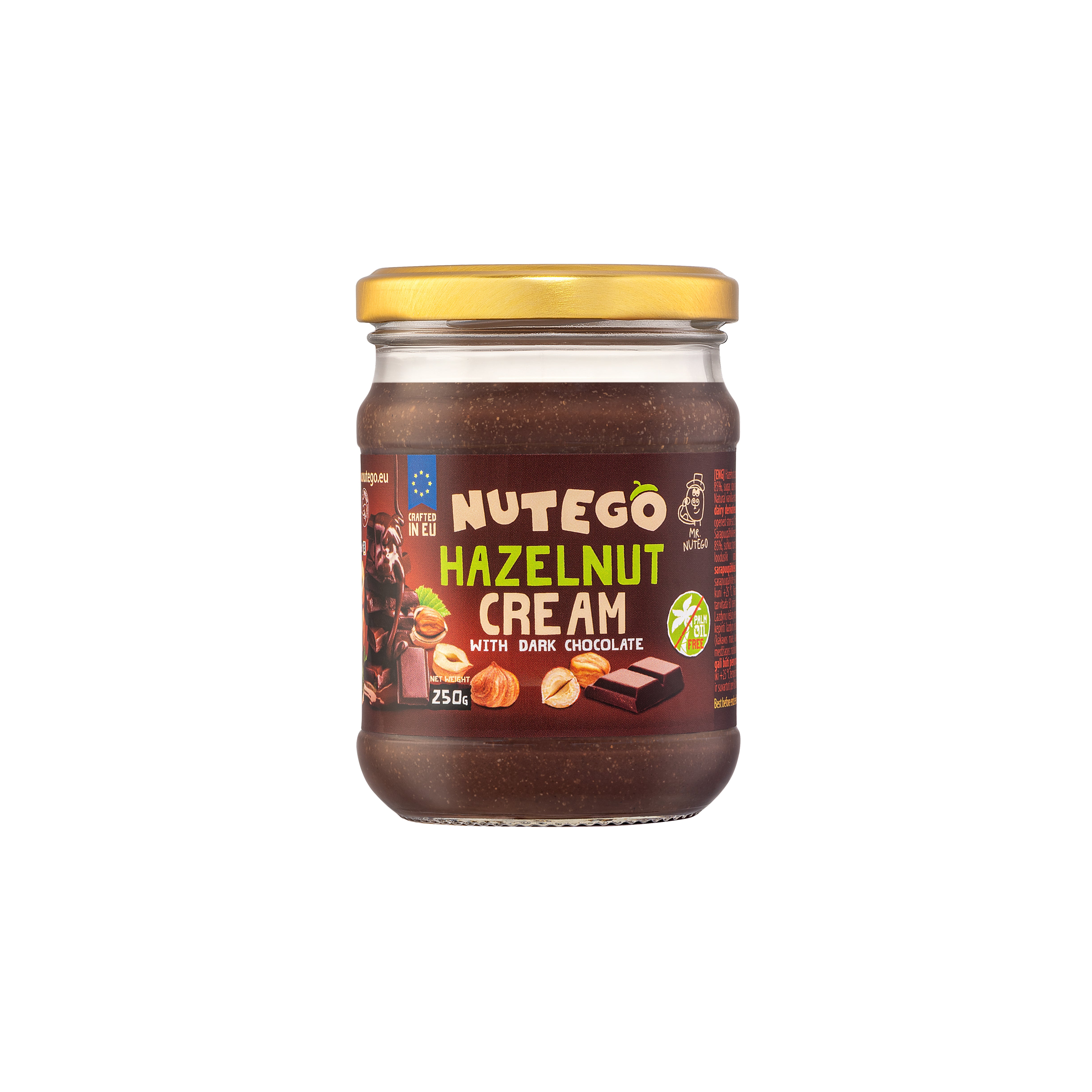 Hazelnut cream with dark chocolate